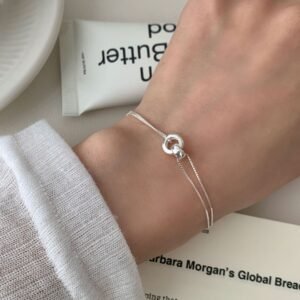S925 Double-Ring Bracelet