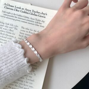 S925 Matte Scale Bracelet