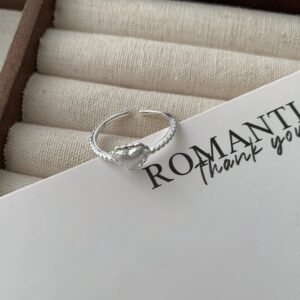 S925 Heart Lace Ring